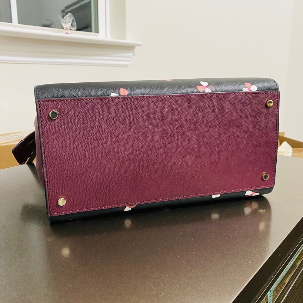 Kate Spade Authentic Cameron Dusk Buds M Satchel - Picture 4 of 5